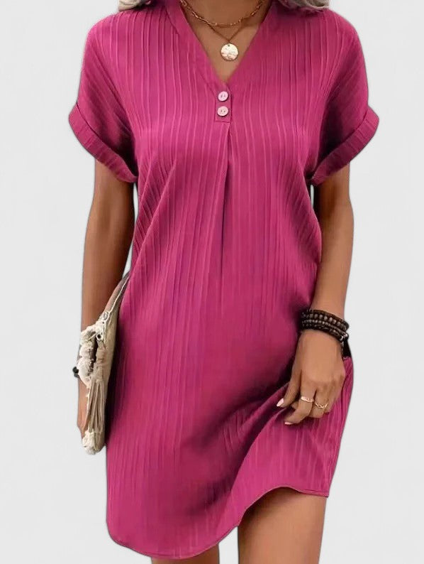 Massie | Elegant Draped Midi Dress