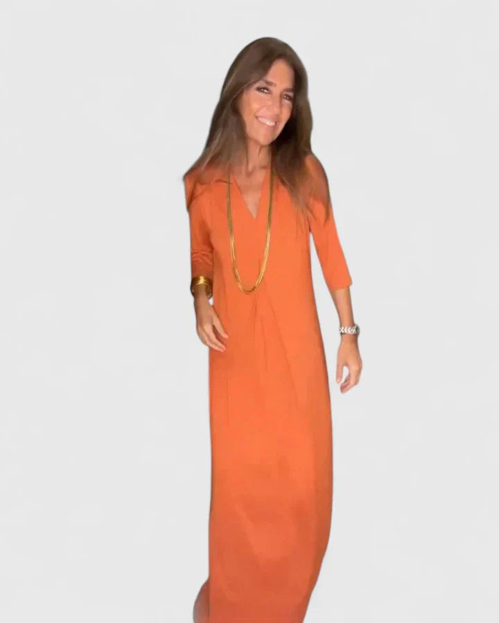 Olyvianne | Elegant Minimalist Midi Dress