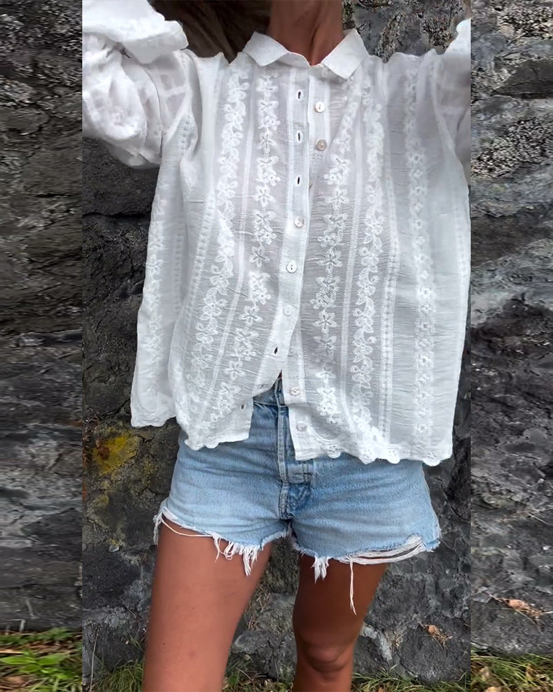 Kathlyn™ | Button-Up Polo Shirt