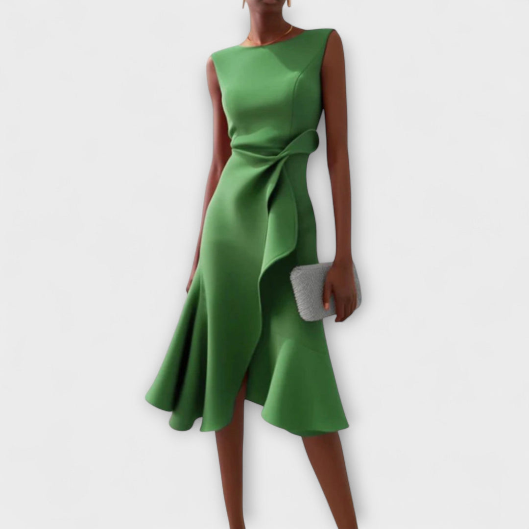 Darlene | Sophisticated Structured Midi Dress