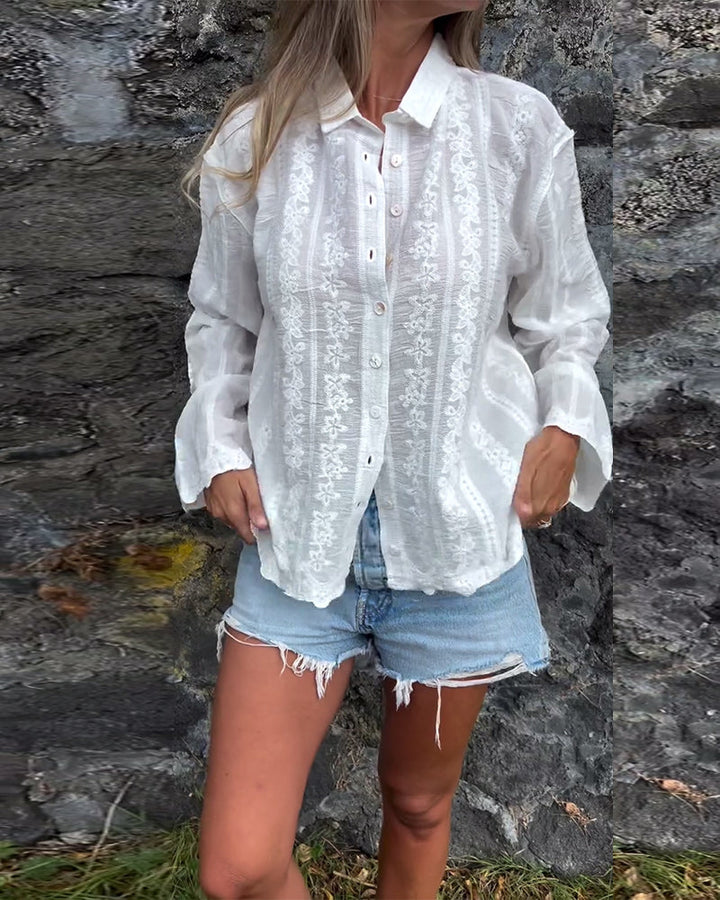 Kathlyn™ | Button-Up Polo Shirt