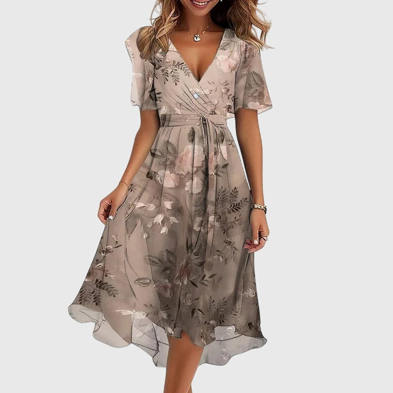 Catalina™ | Chic Tailored Midi Dress
