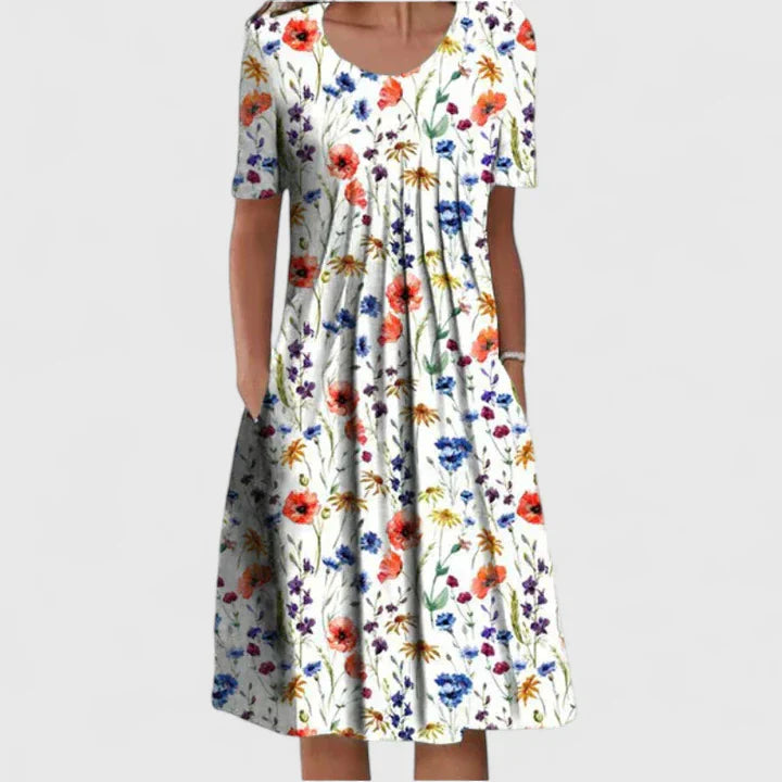 Olyverrah | Elegant Printed Maxi Dress