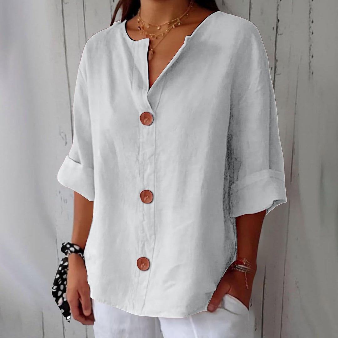 Clara | Casual Textured Blouse