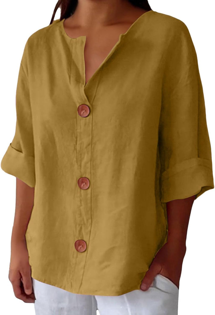 Clara | Casual Textured Blouse
