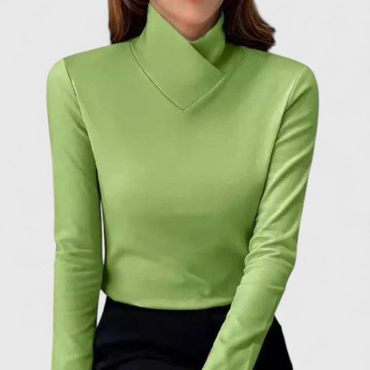 Yulienne | Elegant Turtleneck Knit Top