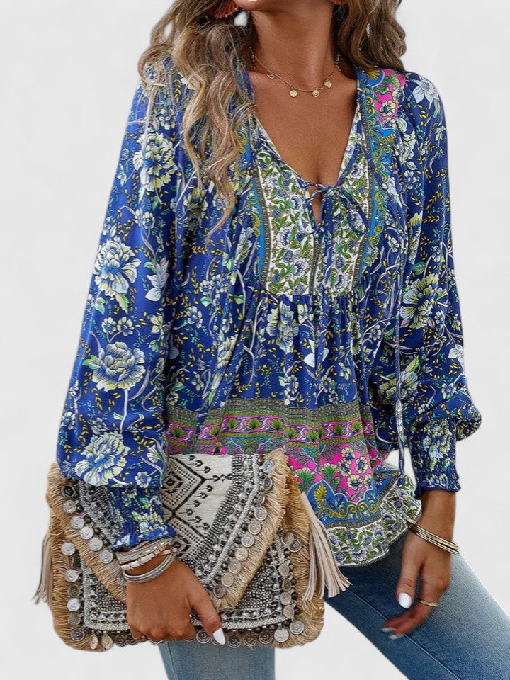 Renazianne | Elegant Printed Top