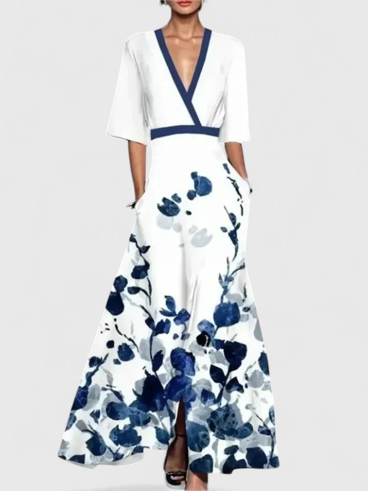 Aimee | Elegant Floral Maxi Dress