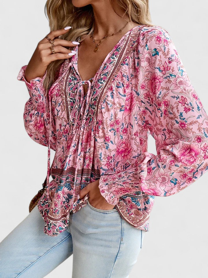 Renazianne | Elegant Printed Top