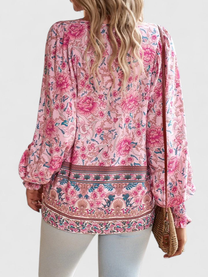 Renazianne | Elegant Printed Top