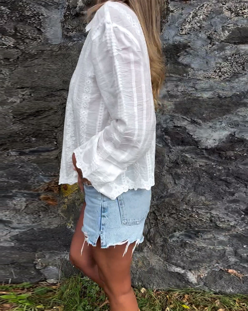 Kathlyn™ | Button-Up Polo Shirt