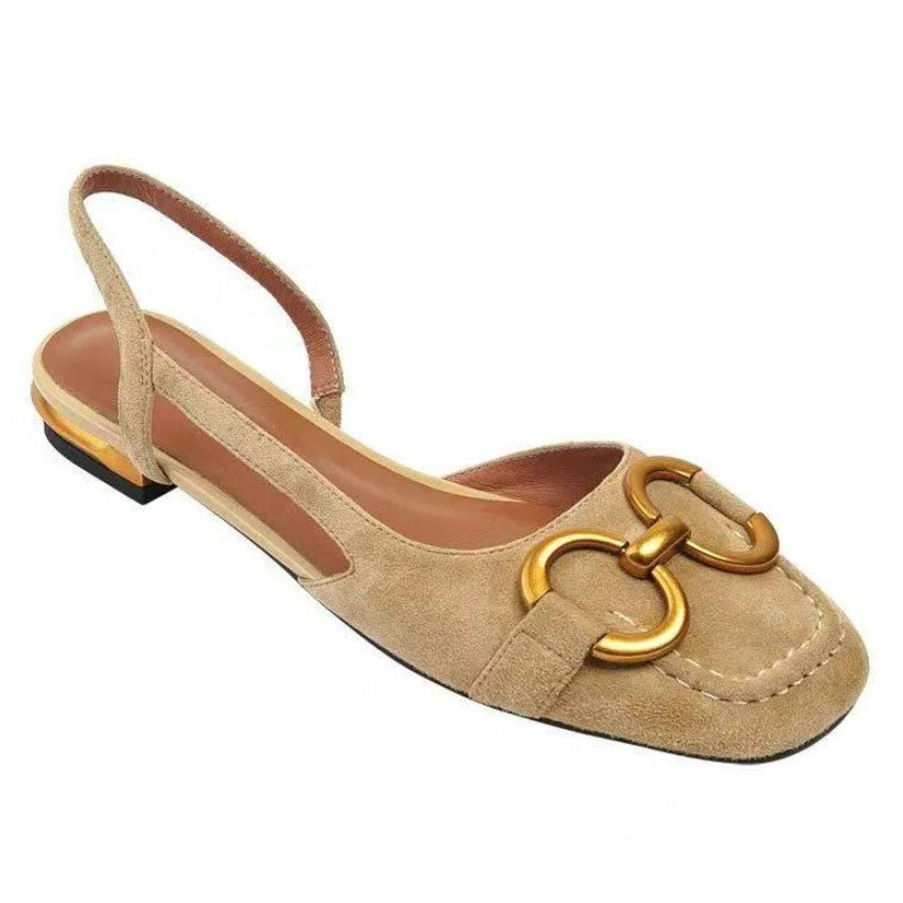 CAMILA™ - ORTHOPEDIC LEATHER BUCKLE SANDALS