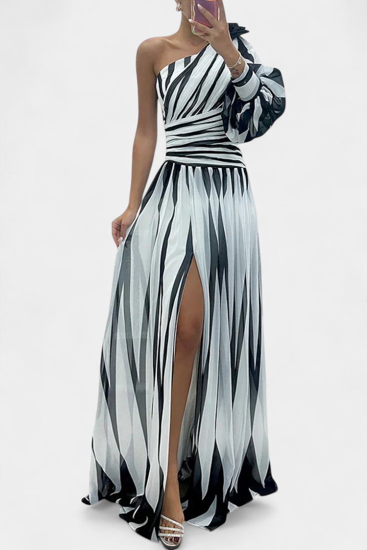 Aubryzah | Sophisticated Flowing Maxi Dress